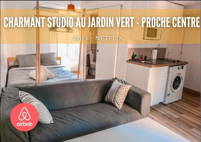 Charmant Studio Au Jardin Vert- Proche Centre Apartamento Angoulême Exterior foto